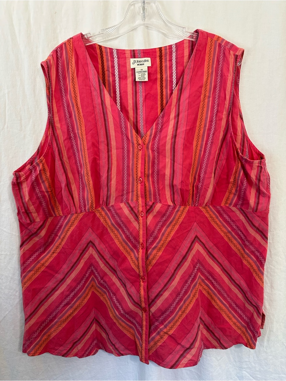 St John’s Bay Sx 3X Sleeveless Top